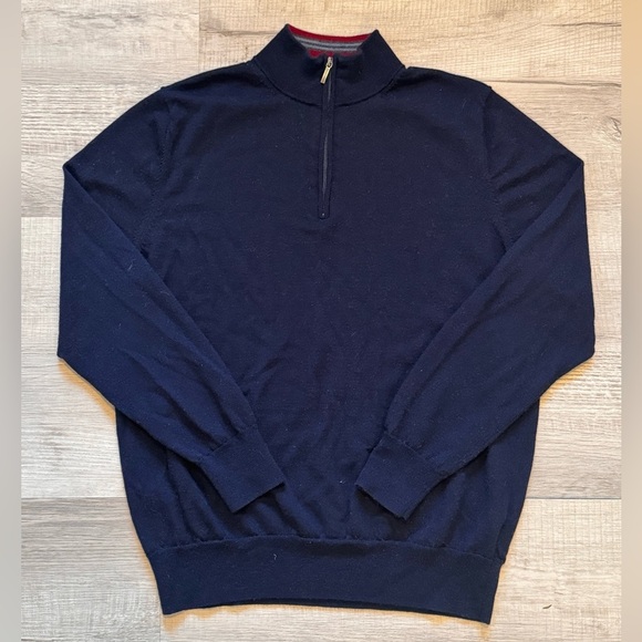 Brooks Brothers - Vintage 100% Extra Fine Wool Zip - Picture 2 of 8